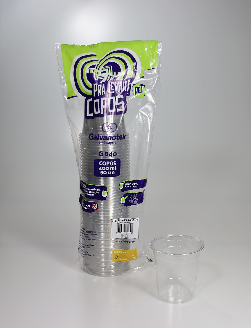 Miniatura: Copo 400ml (c/50un) Galvanotek