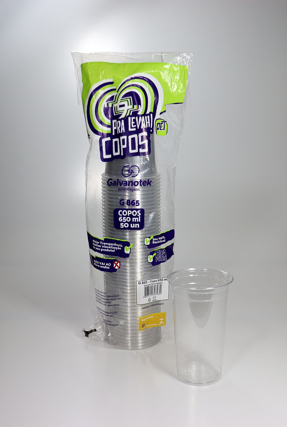 Miniatura: Copo 650ml (c/50un) Galvanotek