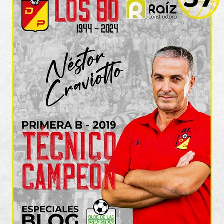 Con Néstor Craviotto, el segundo título en la Primera B