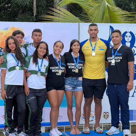 Tres oros, una plata y dos bronces logra Risaralda en actividades subacuáticas en Cali