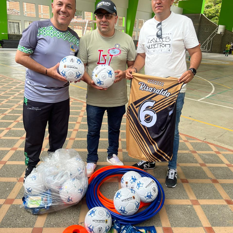 Gobernación de Risaralda entregó dotación deportiva a juntas de acción comunal de Mistrató