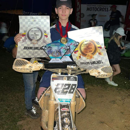Risaralda consigue dos nuevas medallas de oro a nivel nacional en motocross