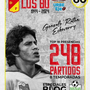 Gonzalo ‘Ratón’ Echeverry, top 18 en ‘Los 80 del Pereira’