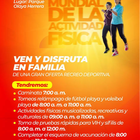 En Pereira se celebrará el DÃa Mundial de la Actividad FÃsica