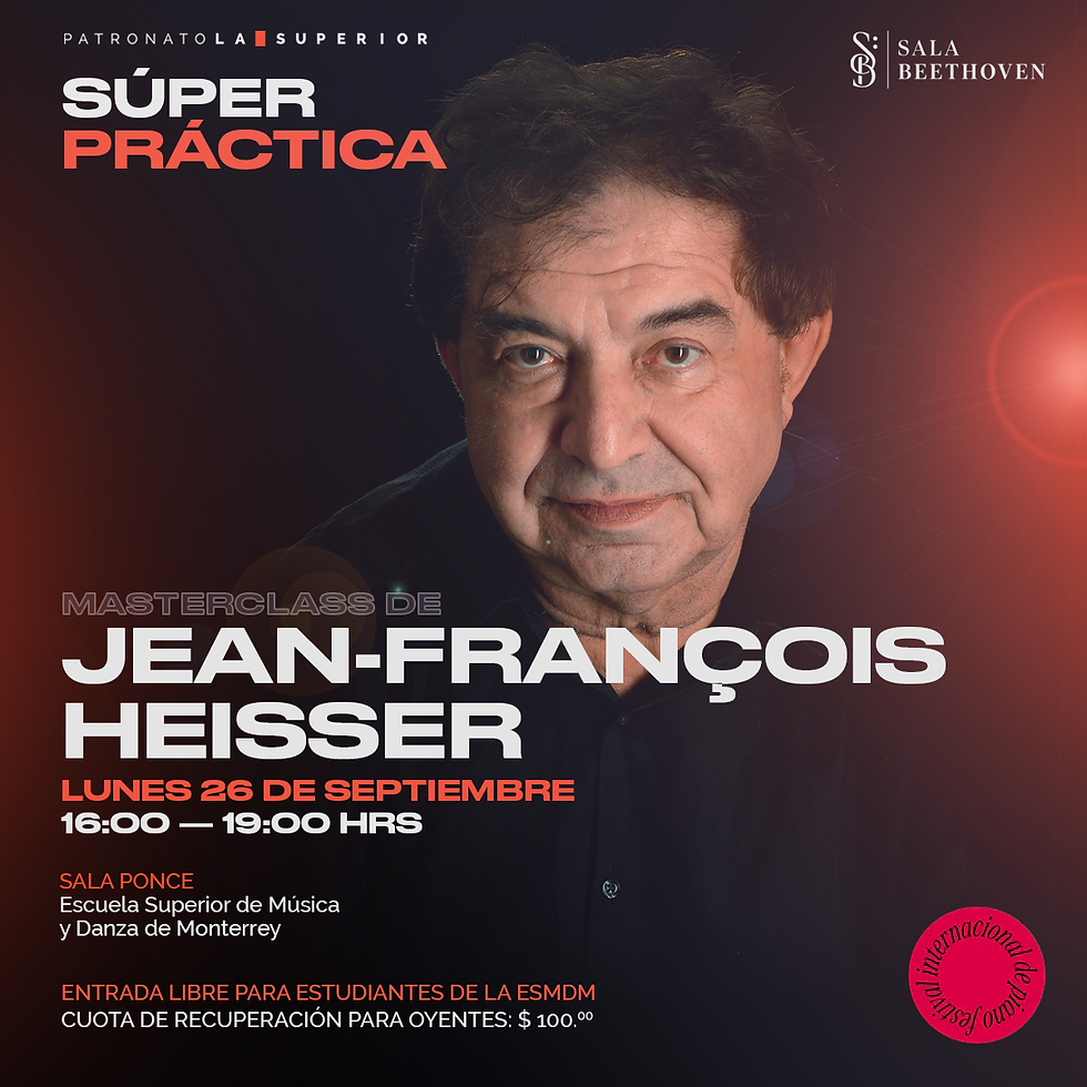 Masterclass de Jean-François Heisser