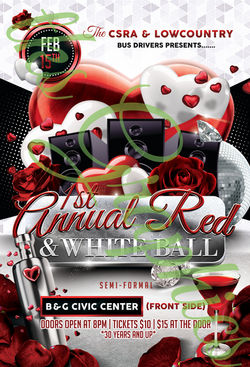 Red & White Ball Flyer
