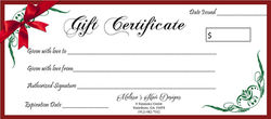 gift certificate