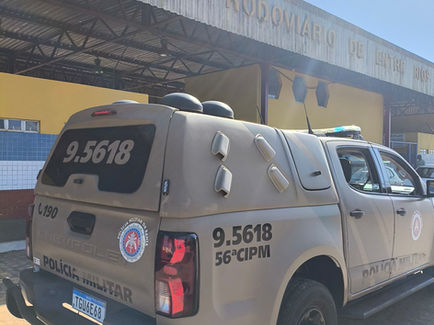 PMBA cumpre mandado de prisão em aberto após reconhecimento facial em Entre Rios