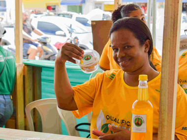 Aluna do Projeto Qualifica Ouro Verde