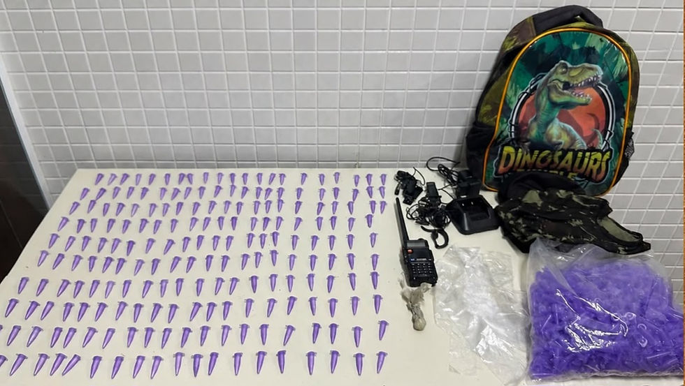 56ª CIPM apreende mais de 200 pinos de cocaína em Cardeal da Silva