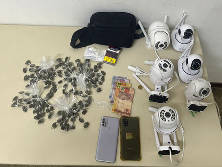 BBB do Crime: 56ªCIPM aprende drogas e desmonta circuito de câmeras em Porto de Sauípe