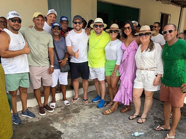 Pré-candidato a deputado federal, Luiz Argolo marca presença na Lavagem de Lagoa Redonda