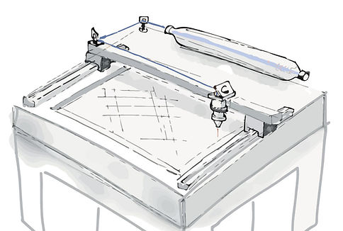 funzionamento taglio laser co2