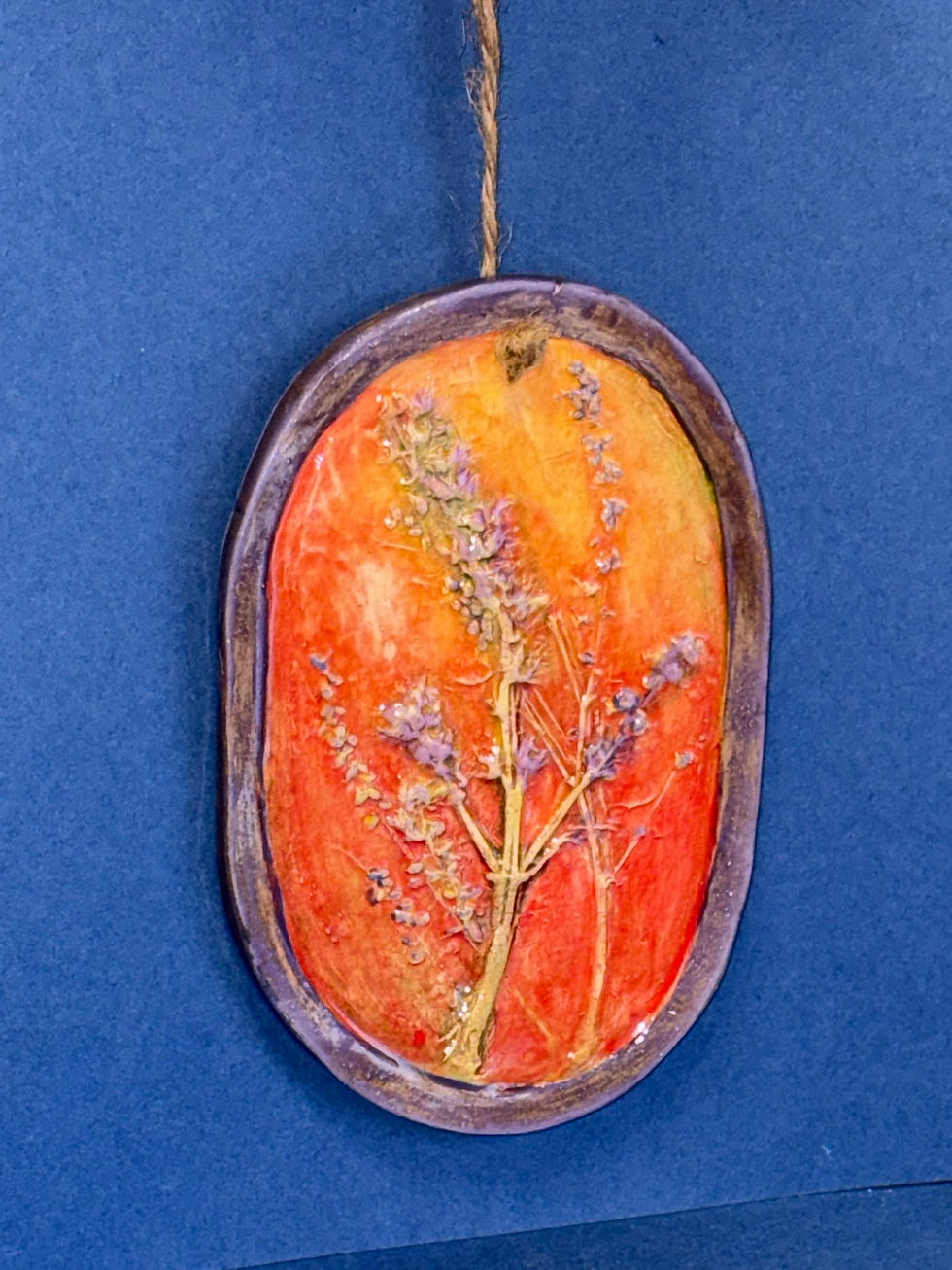 Thumbnail: Mini tableaux floraux Empreinte en céramique 