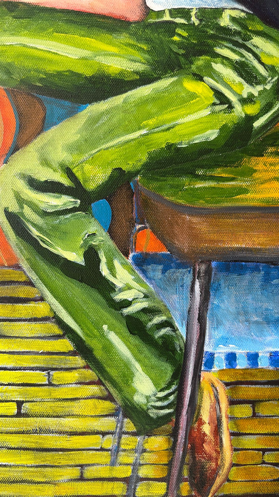 Miniature : L’appel, tableau acrylique