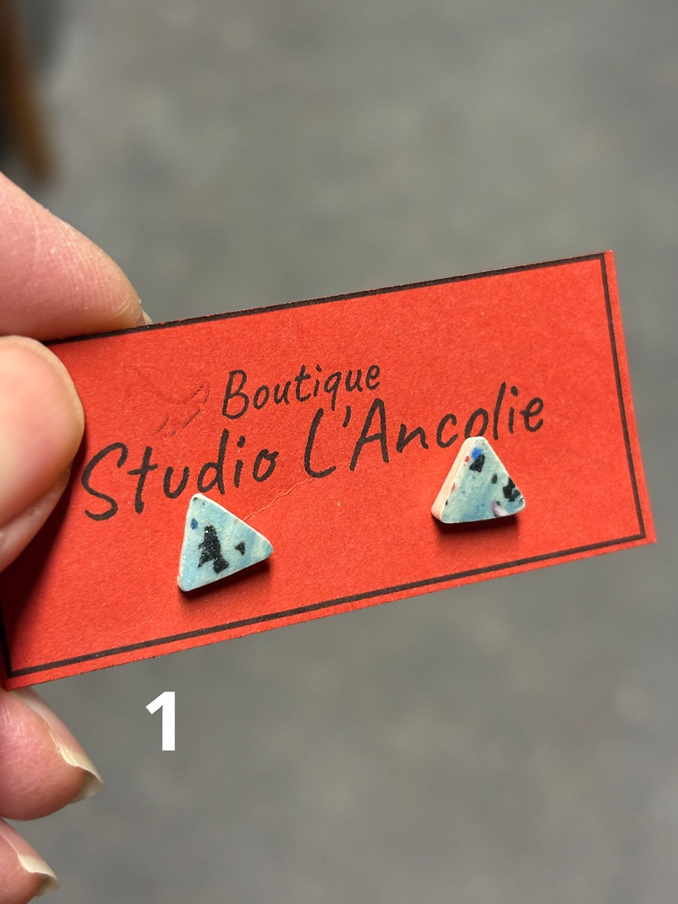 Miniature : Boutons d’oreilles AEC en céramique 