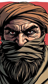 angry afghan man with covered face_edite