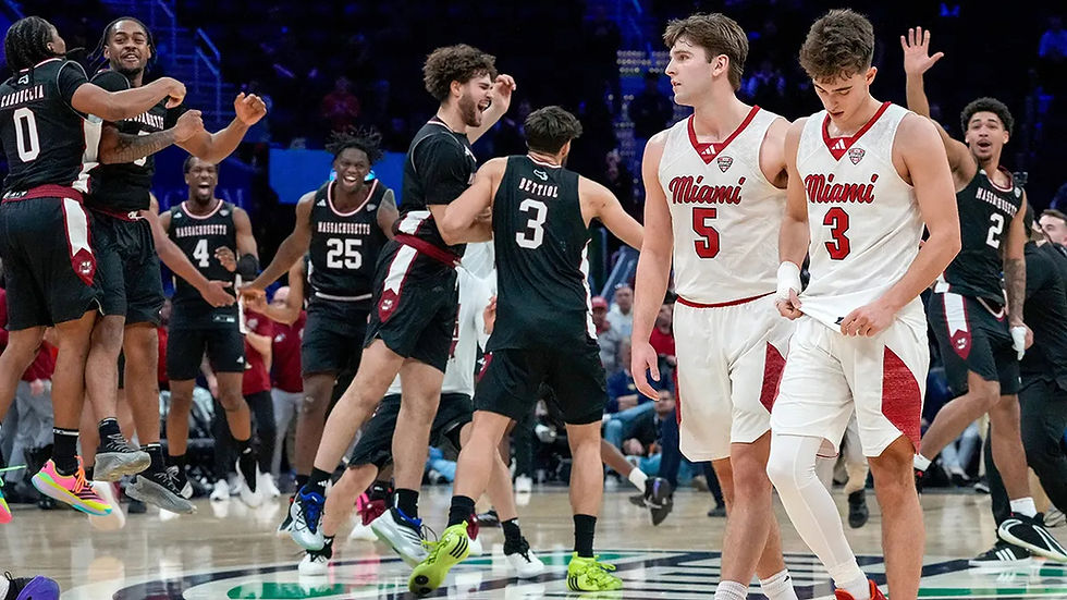 UMass Upsets Miami (OH), Ends Perfect Season in MAC Tournament