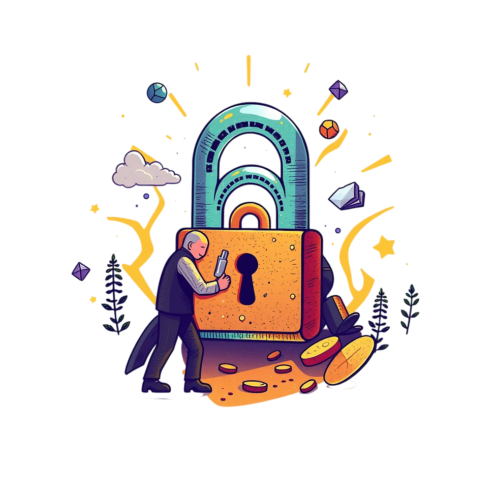 create an illustration for value unlocking.jpg