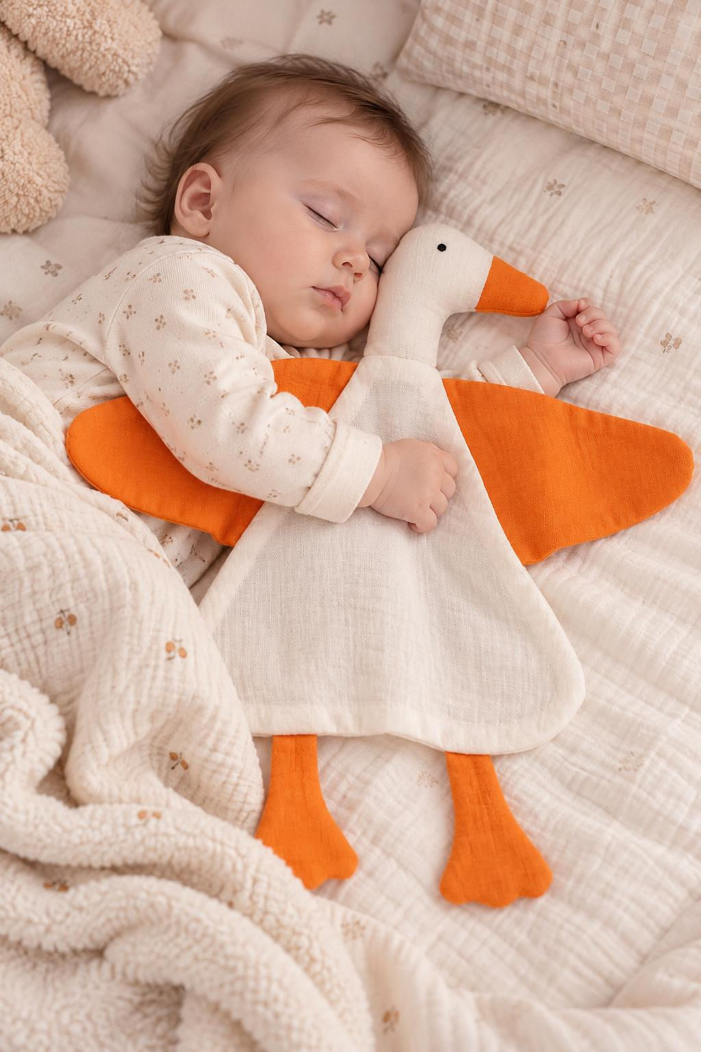 Ducky Lunalin Bebek Organik Uyku Arkadaşı