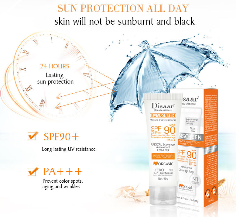 Thumbnail: Facial Body Sunscreen Whitening Sun Cream Sunblock Skin Protective Cream Anti-Ag