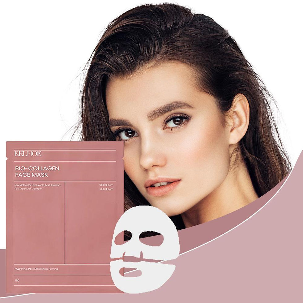 Thumbnail: 1/5/10PCs Bio Collagen Face Mask Shrink Pores Deep Hydrating Overnight Mask Mois