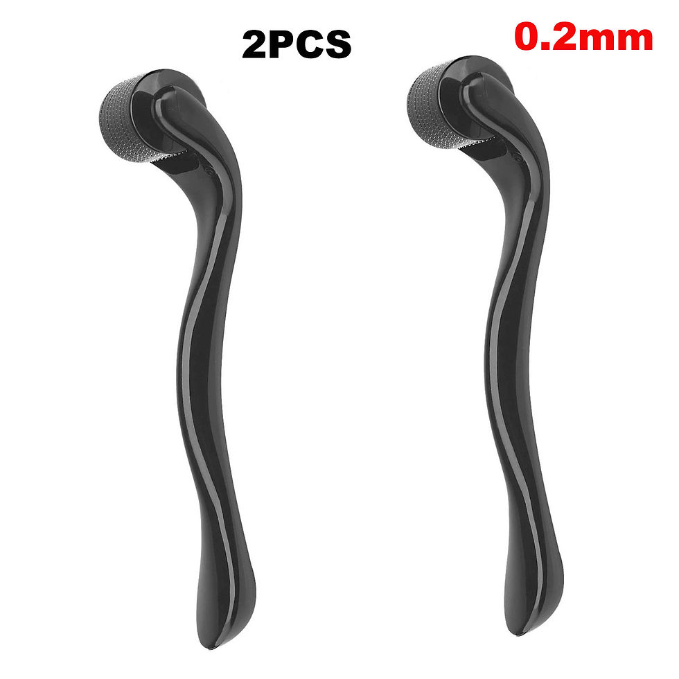 Thumbnail: 540 Needles for Facial Body Hair Growth Derma Roller for Skin Beard 0.2mm 0.25mm