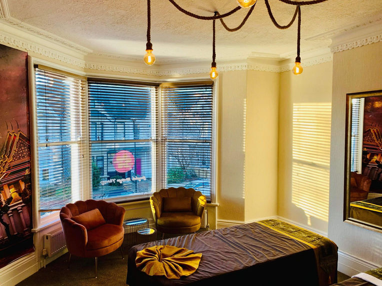 Relaxing spa room