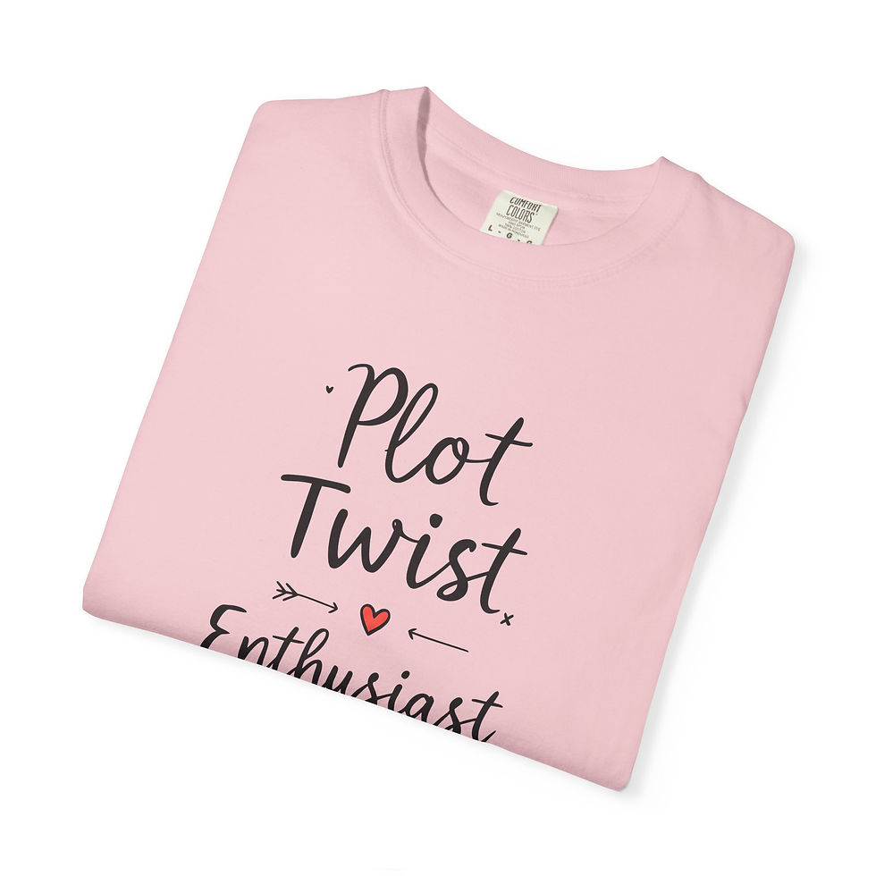 Thumbnail: Plot Twist Enthusiast Shirt ; booktok tshirt; booklover; reader