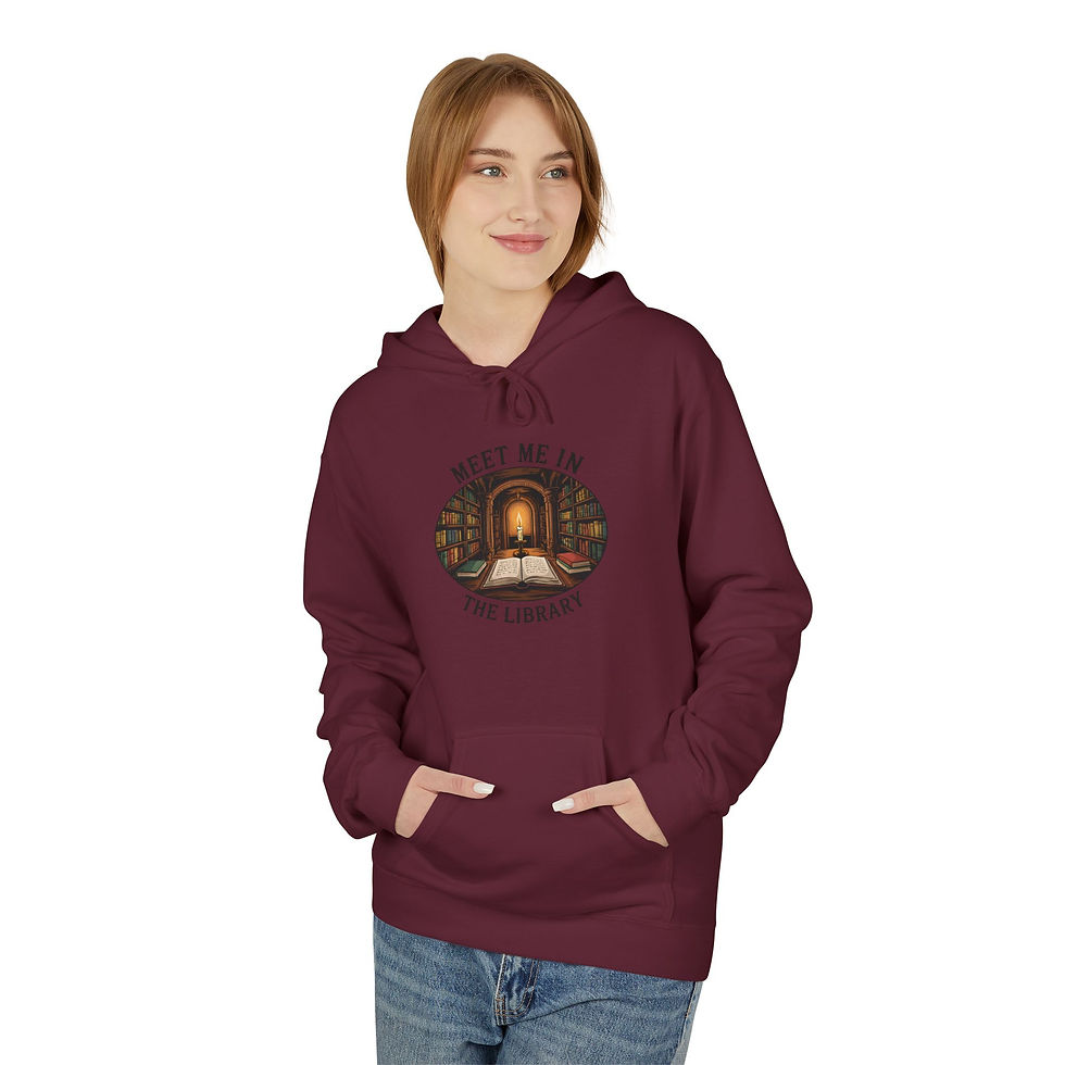 Thumbnail: Meet Me in the Library Shirt; Book Lover hoodie; Dark Academia
