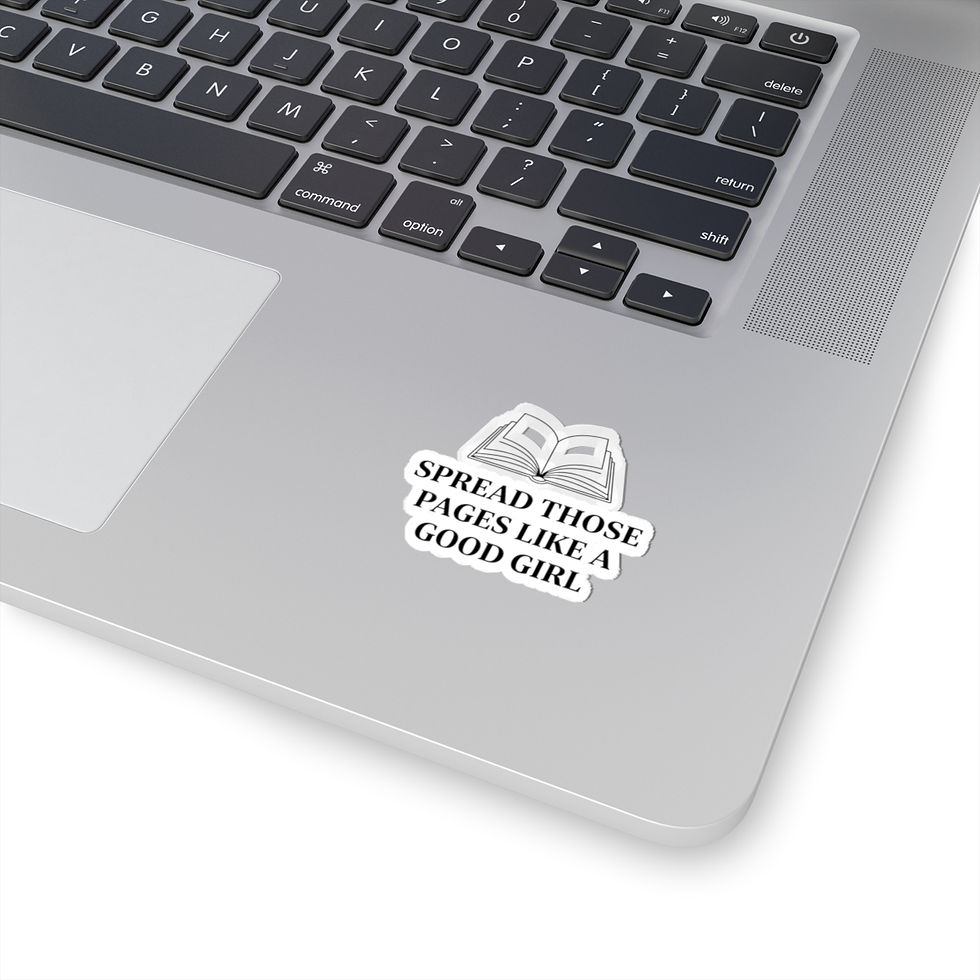 Thumbnail: Spread Those Pages Like a Good Girl Sticker | Funny Bookish Sticker