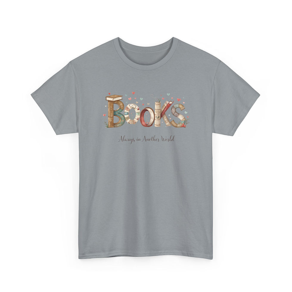 Thumbnail: Books, Always In Another World T-Shirt | Book Lover Tee; booktok apparel 