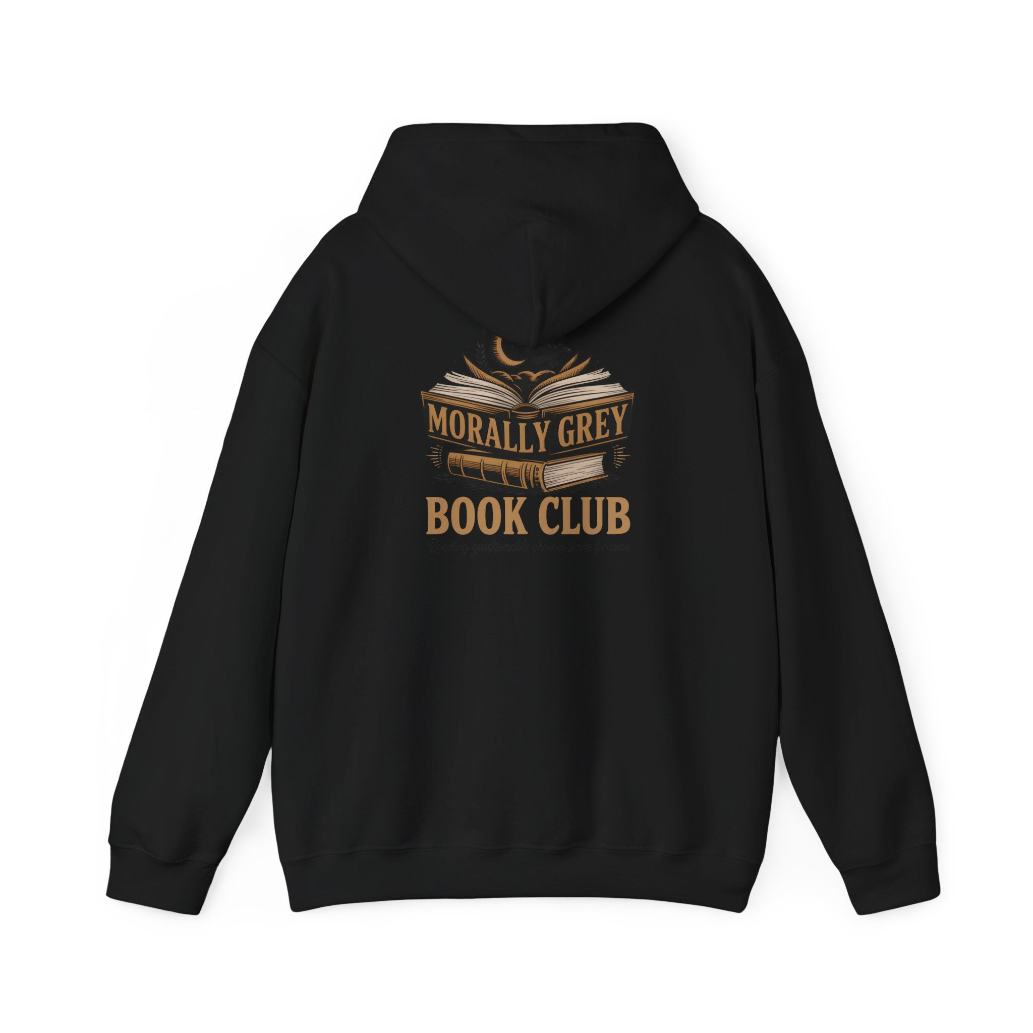 Morally Grey Book Club Hoodie | Dark Academia Book Lover Sweatshirt