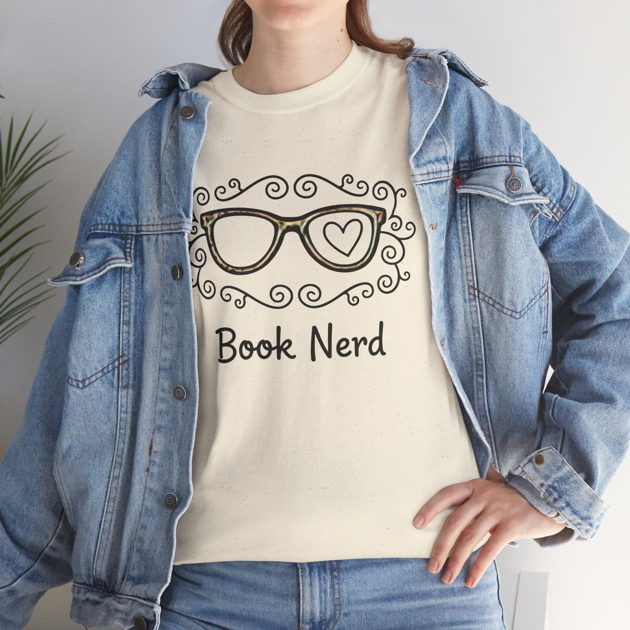 Book Nerd Unisex Tee, Book Lover T-Shirt, Reading Enthusiast Top, Literary Gift