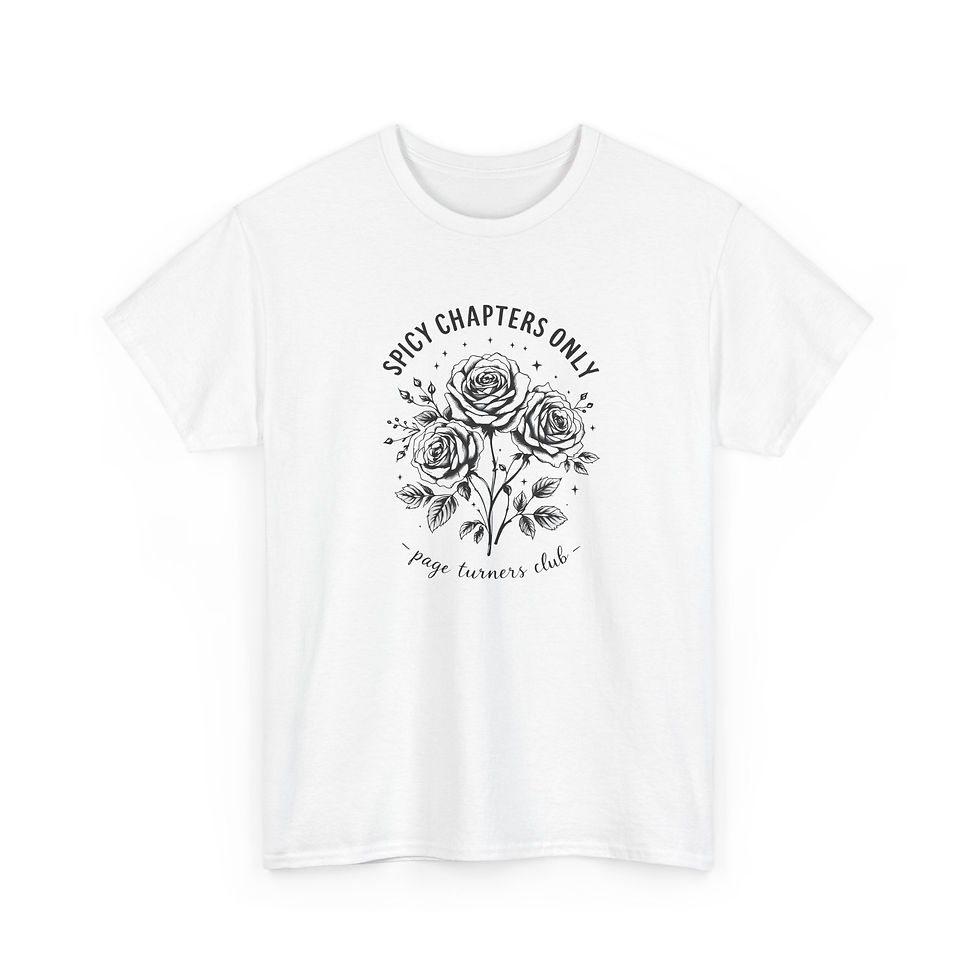 Thumbnail: Spicy Chapters Only Tee | Page Turners Club Shirt | BookTok Reader T-Shirt
