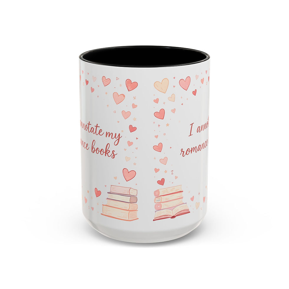 Thumbnail: I Annotate My Romance Books Mug ; Annotated Romance Reader Coffee Cup