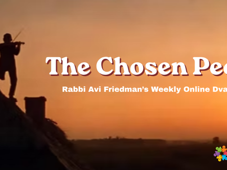 the chosen people dvar torah banner