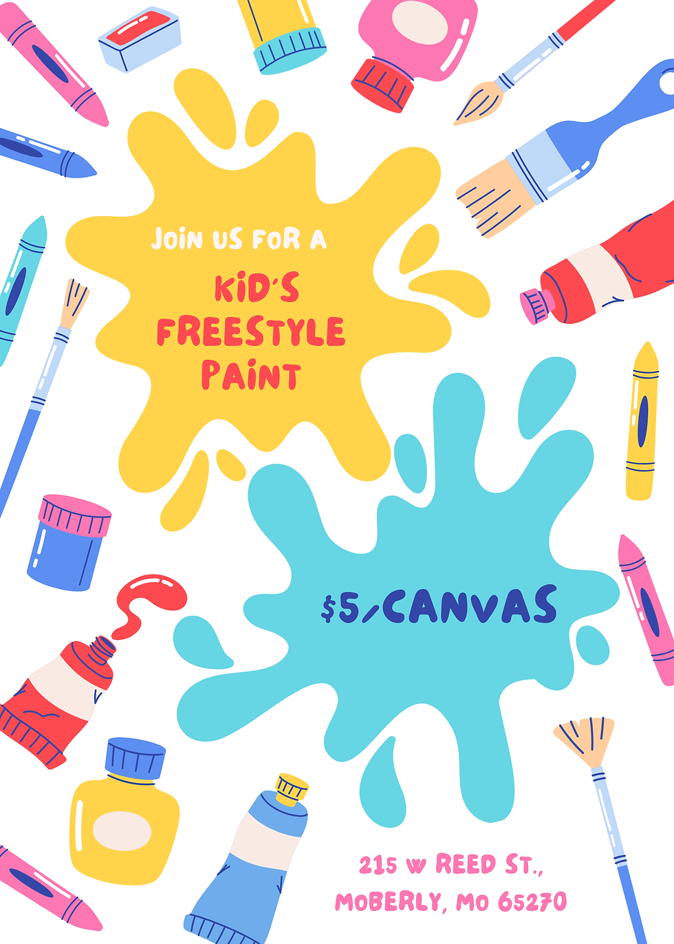 Kid's Freestyle Paint