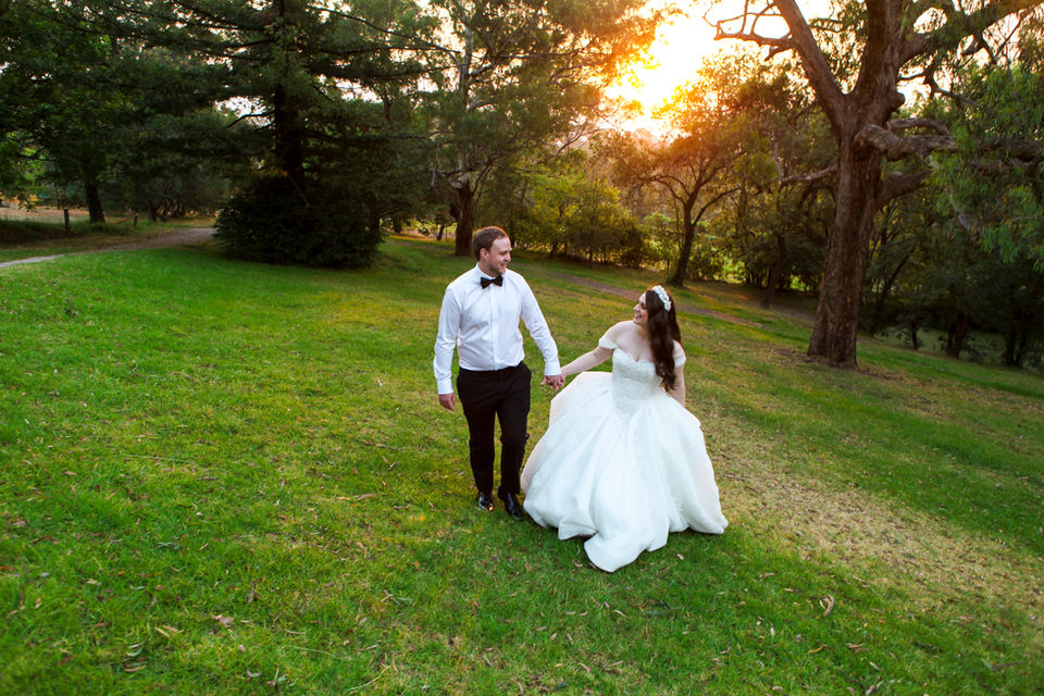 Sunset at Montsalvat