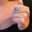 Miniatura: Anillo de Plata 925 con Piedra Turquesa