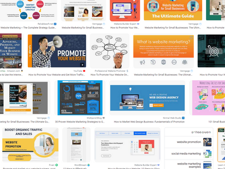 כיצד לקדם ולשווק אתרים how to promote and market websites
