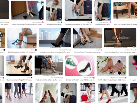 כל הנשים מורידות את העקבים שלהן כשהן חוזרות מהעבודה.כל הנשים ללא יוצאות מן הכלל, חוץ מהמתגוררת מעלי