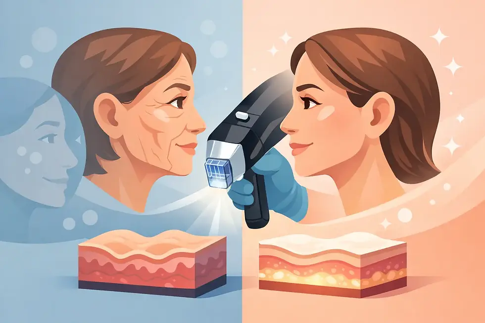 Morpheus 8 antes e depois: o que esperar