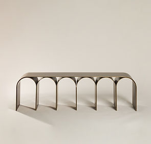 Pietro Francechini, Gold Arch Console, KK Designstudio