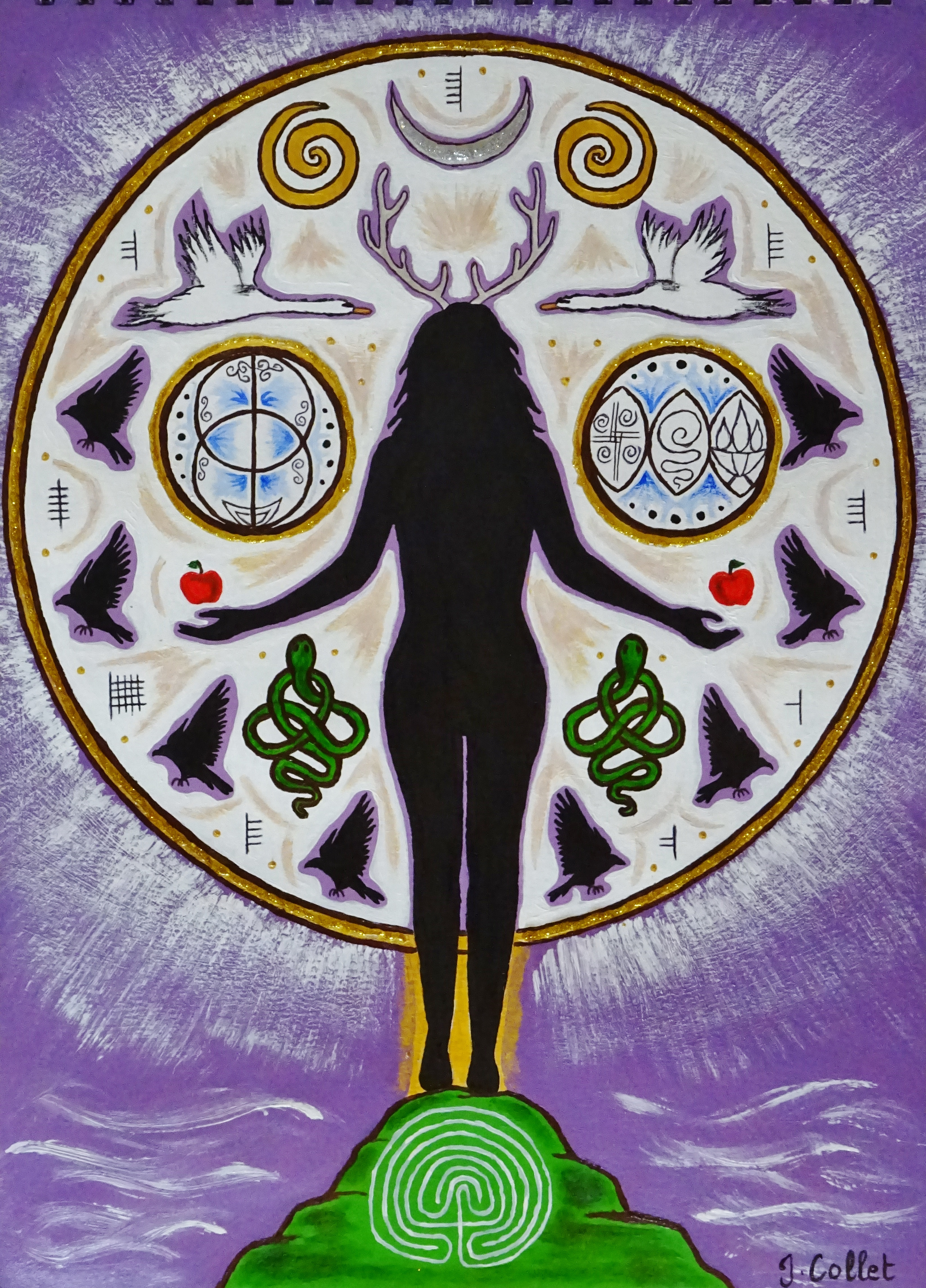 Lady of Avalon - A3 Laserprint