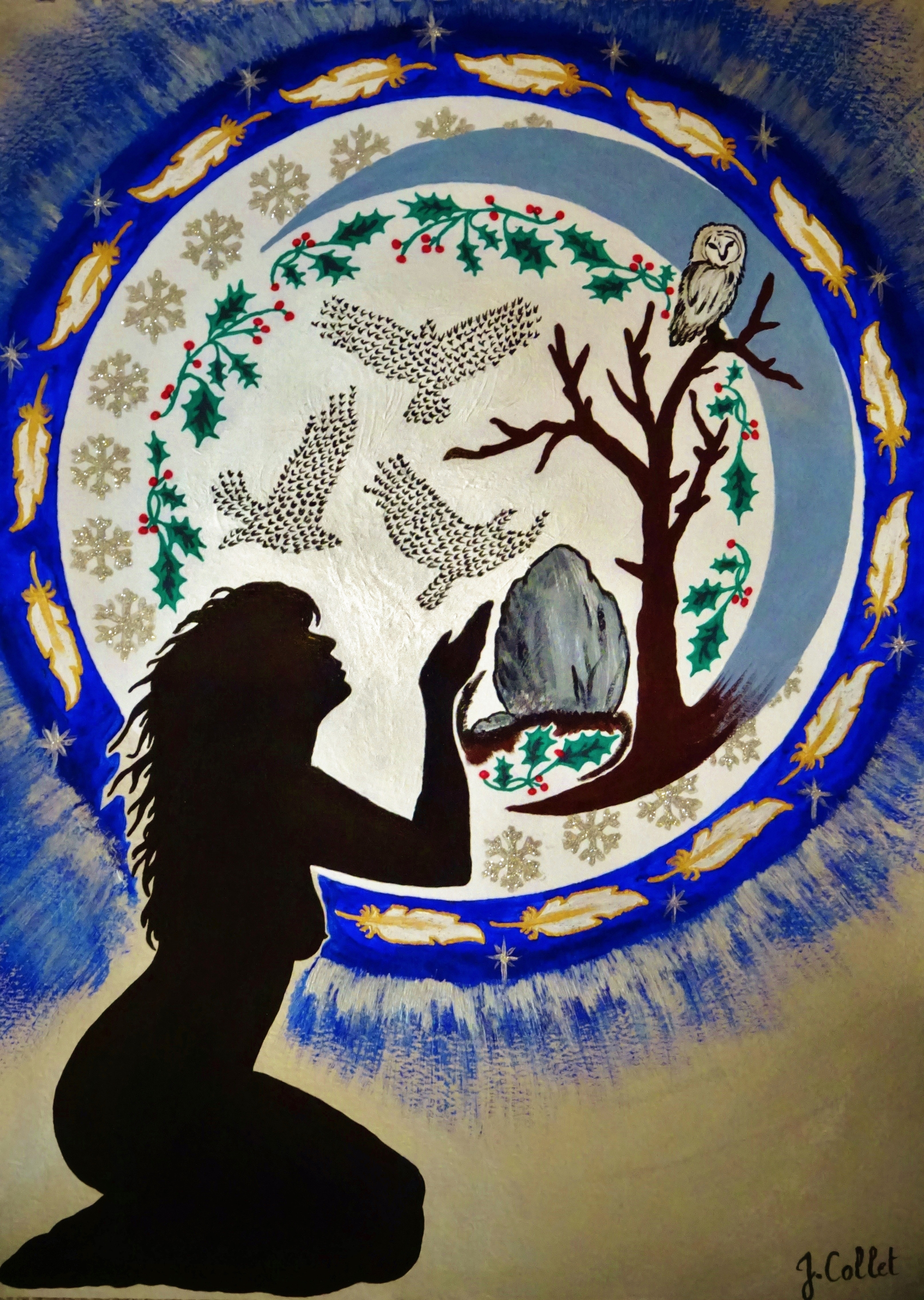 Yule - Goddess of Air - A3 Laserprint