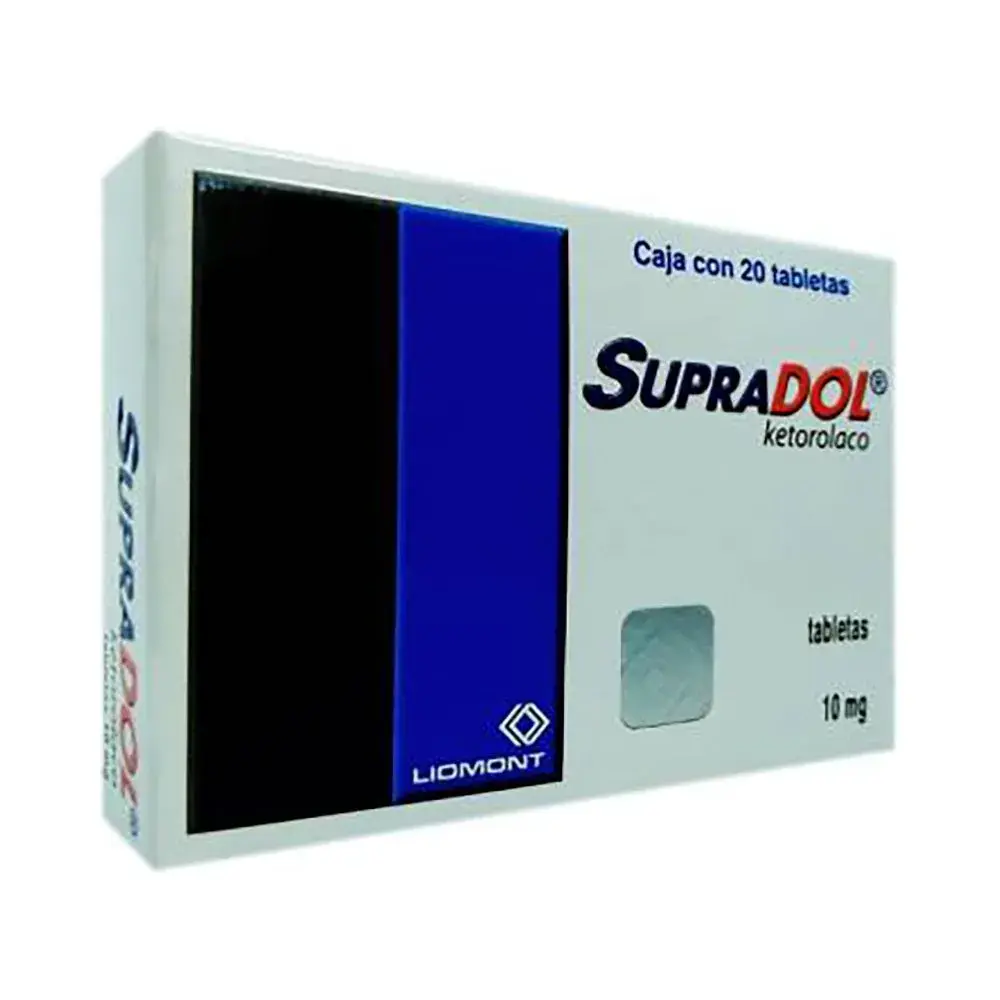 SUPRADOL (ketorolaco) 20 TABS 10MG