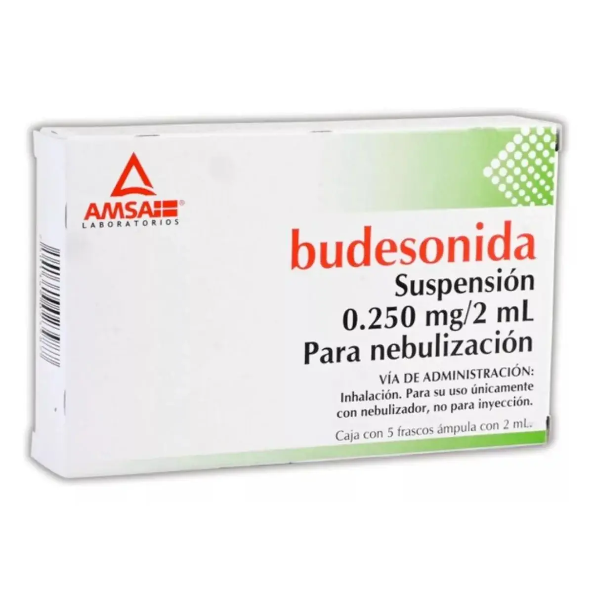 BUDESONIDA 5AMP 0.250MG/2ML