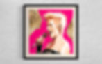Roxette Singer Marie  Fredriksson Artwork on Watercolour Paper with Gold