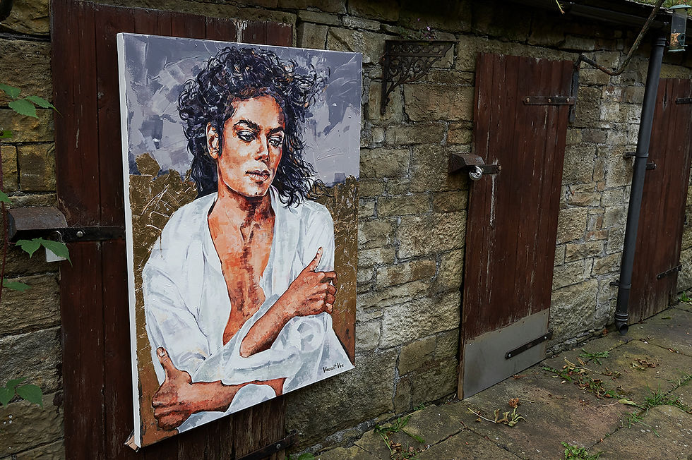 Thumbnail: Michael Jackson Portrait on the stone wall